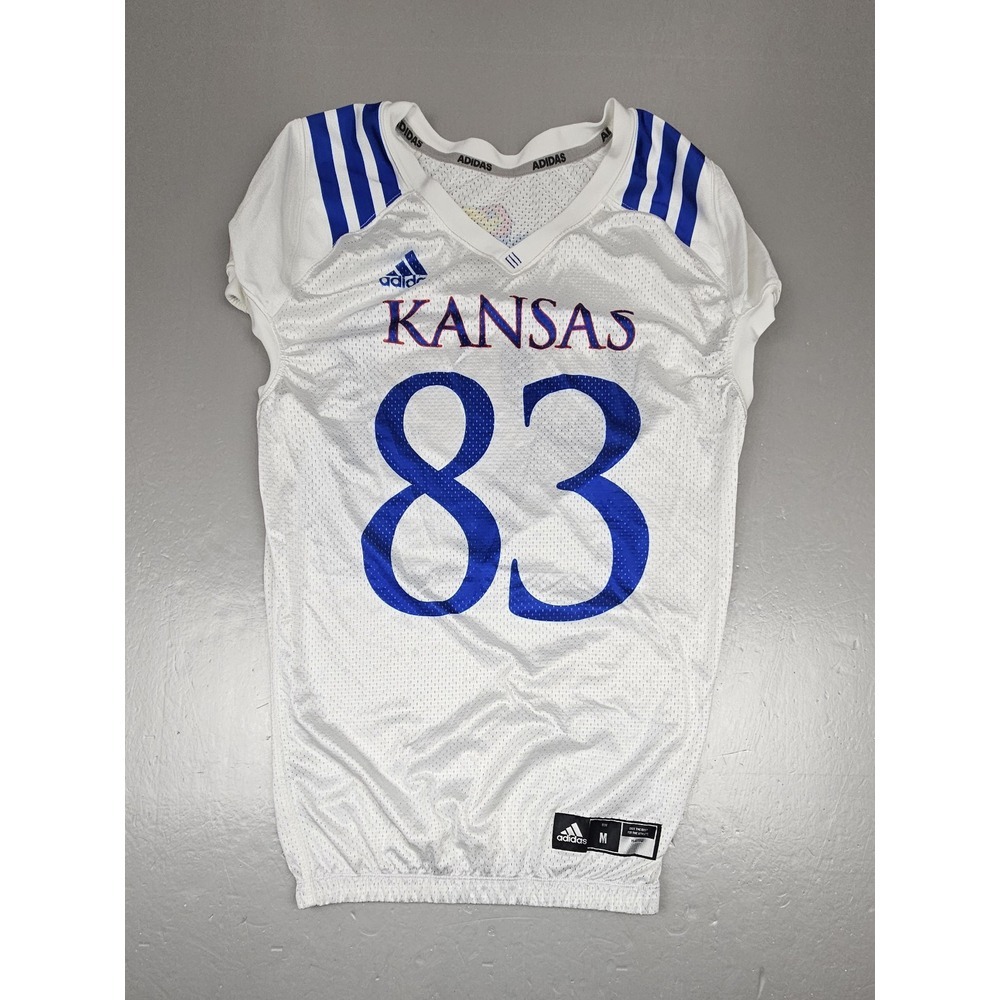 Adidas Kansas KU Jayhawks Practice Jersey #83 Mens Medium. Player Issued 2021